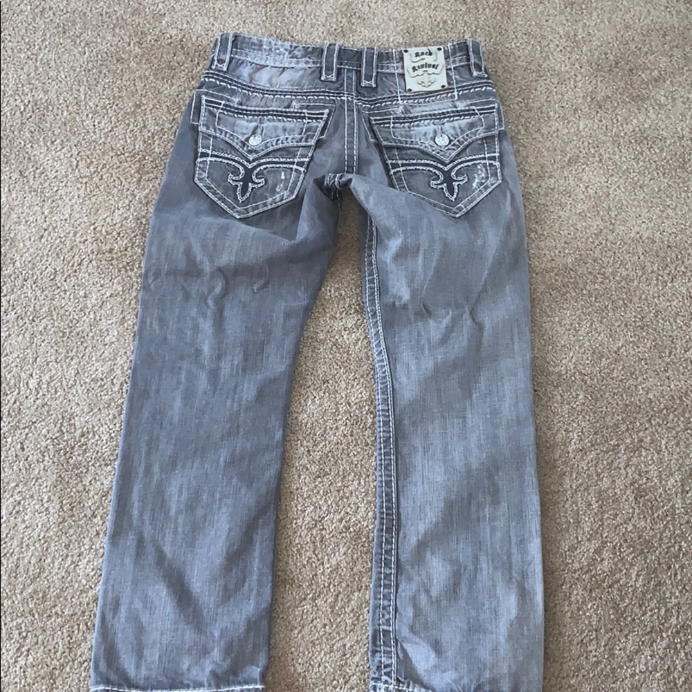 Rock Jeans 32 -Straight hardly worn